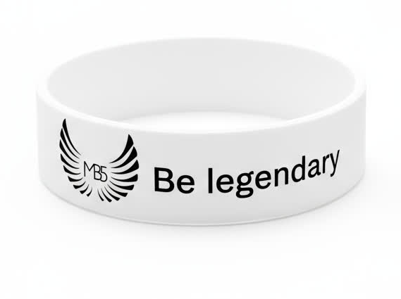 MB5 Thin Wristband(s) “Be legendary”