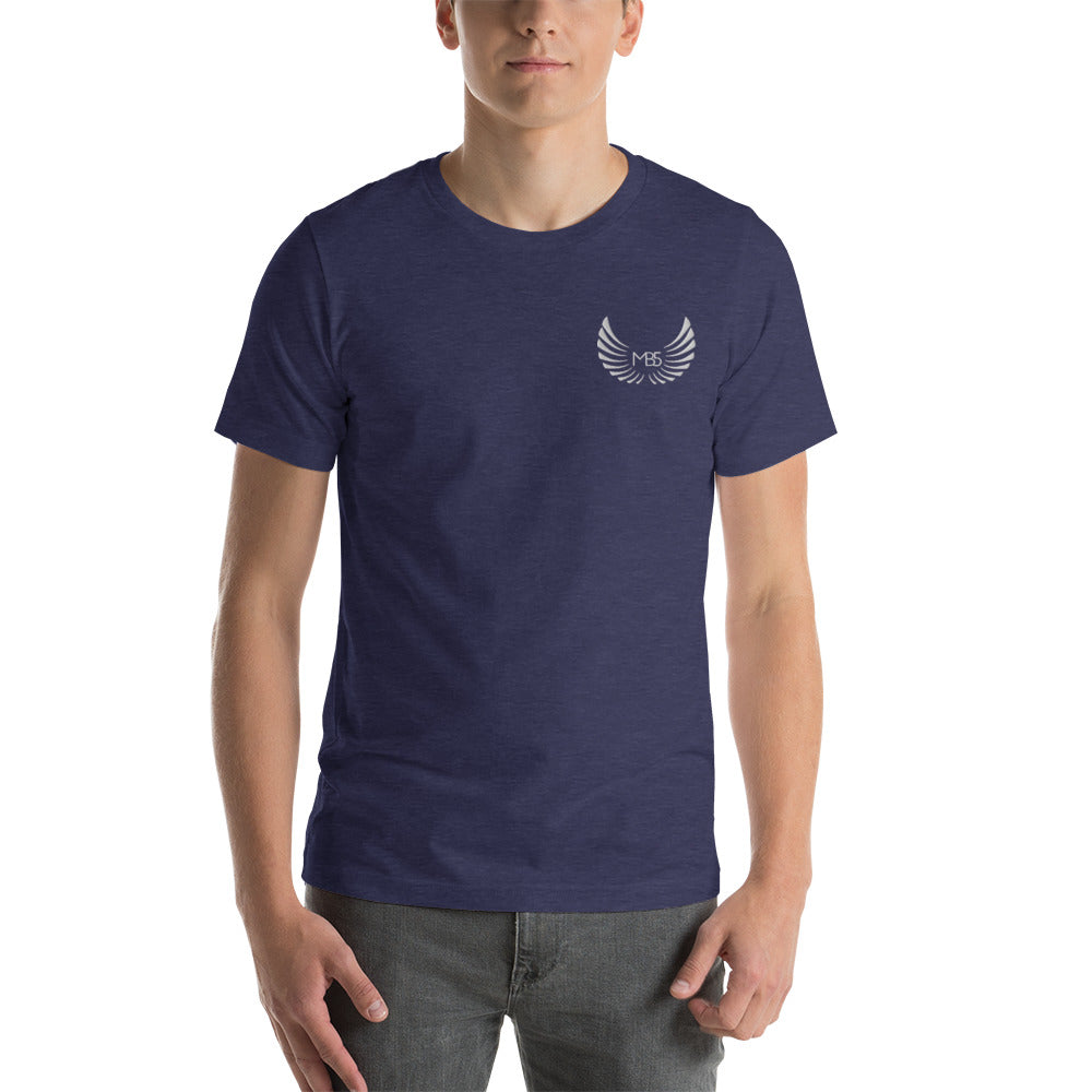 MB5 Logo Embroidered T-shirt - Navy/White