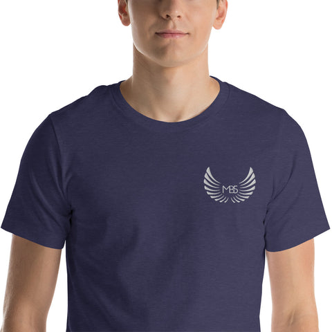 MB5 Logo Embroidered T-shirt - Navy/White